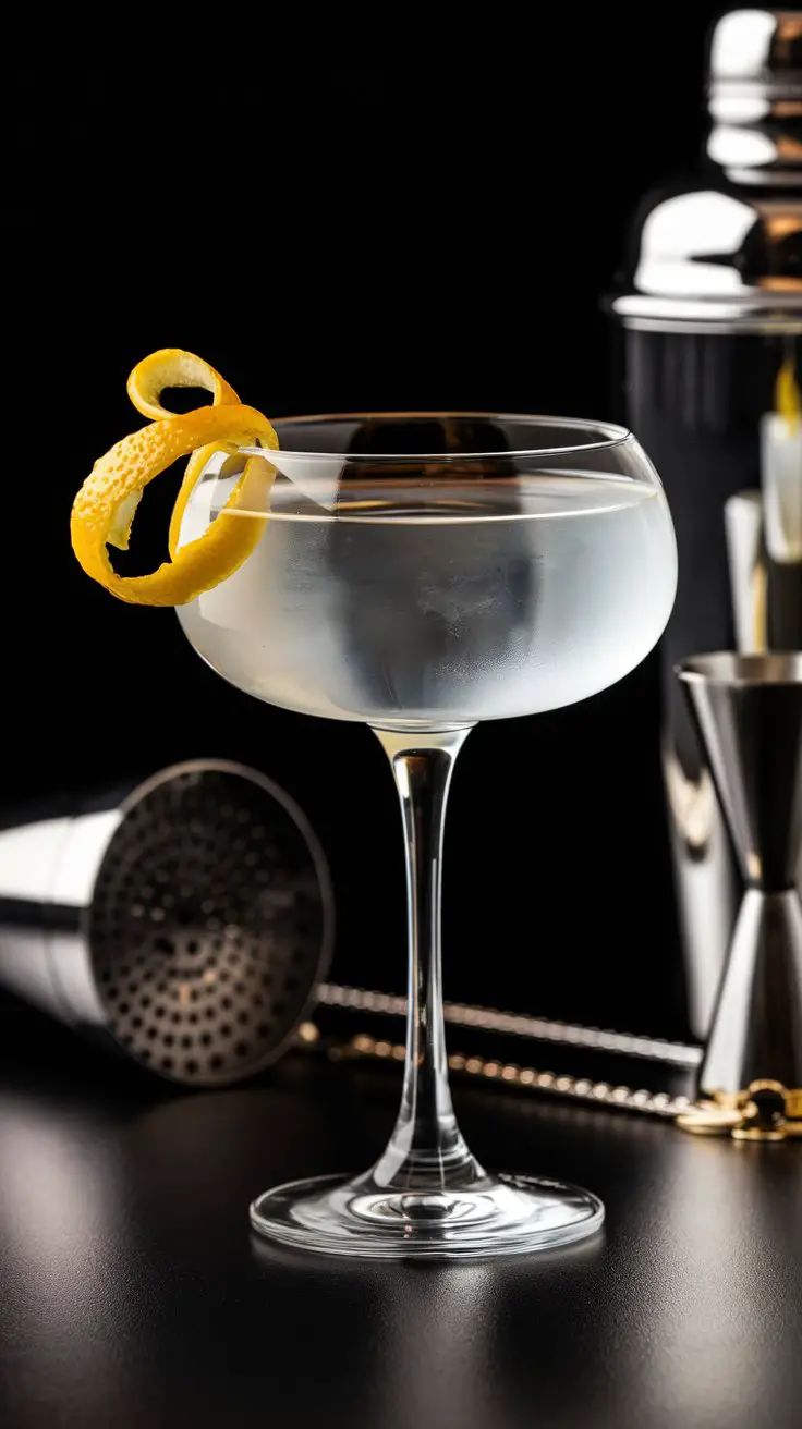 琴酒酒譜,琴酒,琴酒調酒,Vesper-Martini