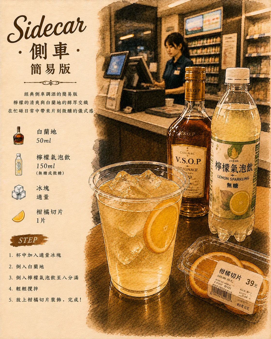 超商簡易版側車